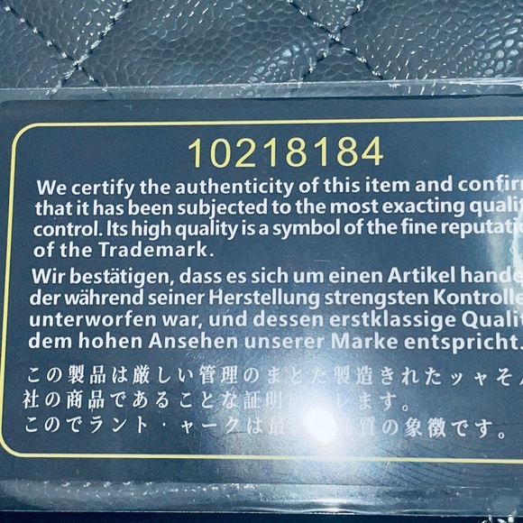 🔥CHANEL Quilted Vegan Leather Chain Crossbody sterling Gray wallet on chain - Picture 12 of 14